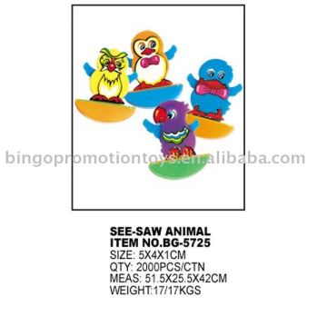 EDUCATIONAL TOY ASSEMBLING TOY SEE SAW ANIMAL