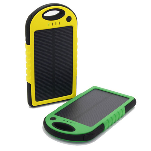 Waterproof Solar Power Bank with 5000mAh for Mobile Phone