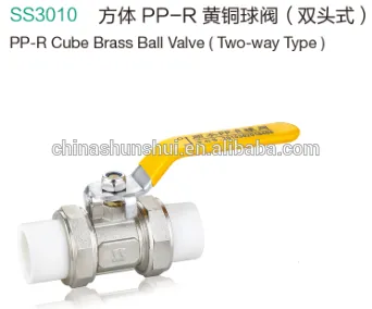 ppr brass ball valve 2pc ball valve