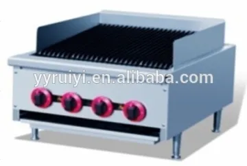 PEZO high quality counter top gas lava rock grill