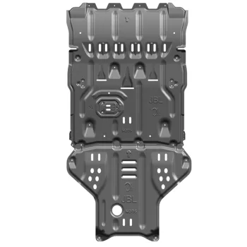JUNXI 3D Magnesium Aluminum Alloy Engine Gear Box Skid Plate for Maserati Ghibli