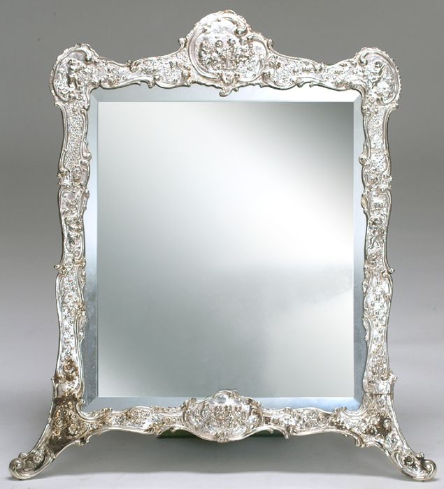 Tempered glass silver mirror