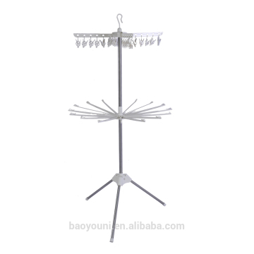 BYN folding 2 tiers towel racks with clip DQ-0973-1