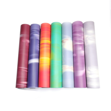 Full color print natural rubber yoga mat gym mat for ECO yoga