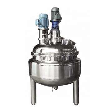 Heated Double Jacket Stainless Steel Mixing Tank for Liquid Chemical and Food Blending