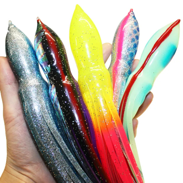 Wholesale In-Stock Mix Color Luminous UV Yamashita Squid Jigs for Sea Fishing Lures Soft Plastic Octopus Skirt