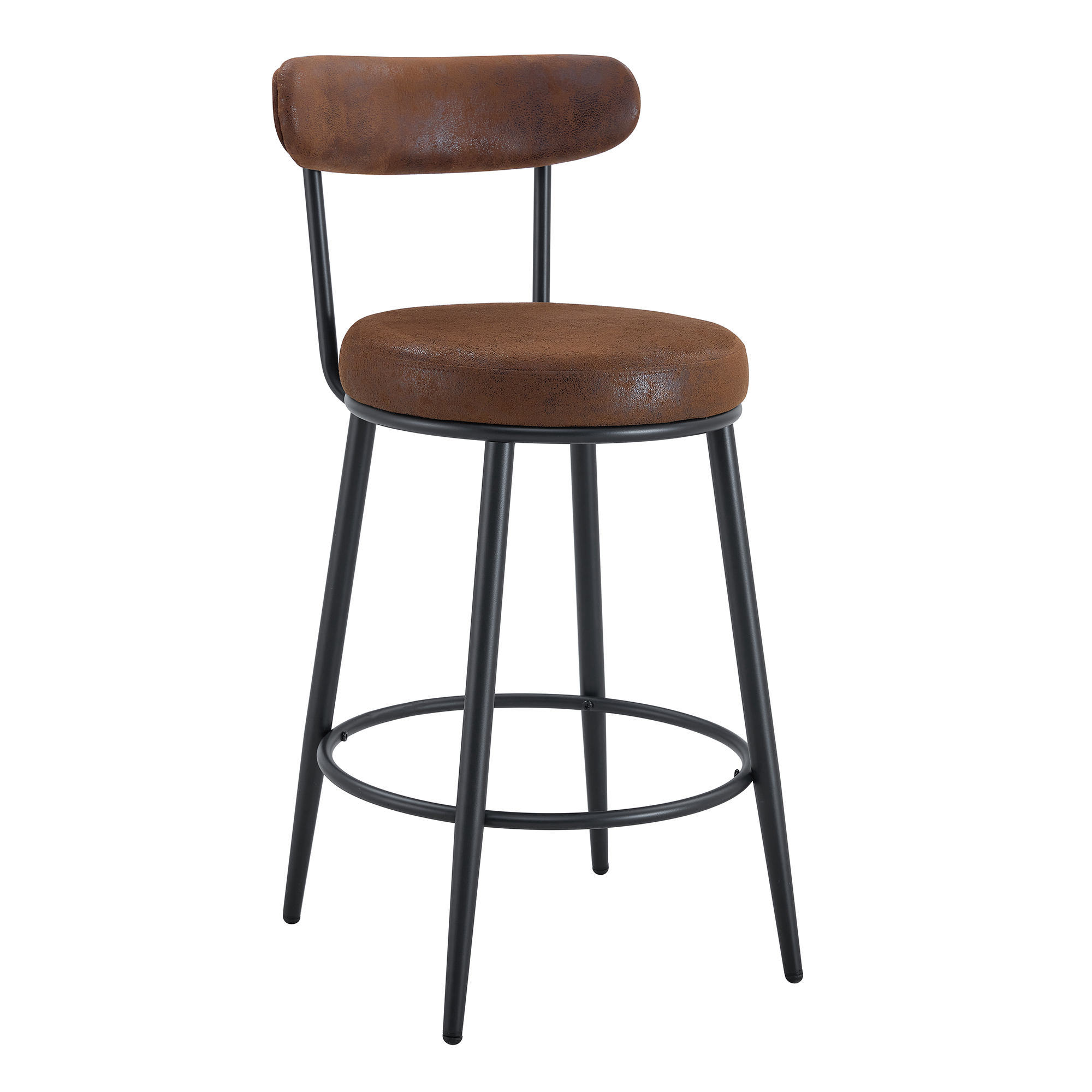 Breathable fabric cushion bar chairs