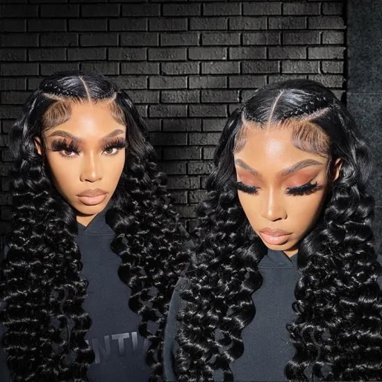 Mayqueen Bulk Wholesale10A Brazilian Hair Kinky Curly Wigs Natural Human Hair hd Transparent 360 Full Lace Front Wigs for Women
