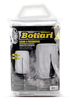 tire cover and tire rack cover for 4 tire storage in 200D silver coating polyester