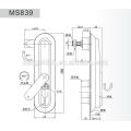 Zinc Alloy Powder Coated Multi-point Cabinet Locks