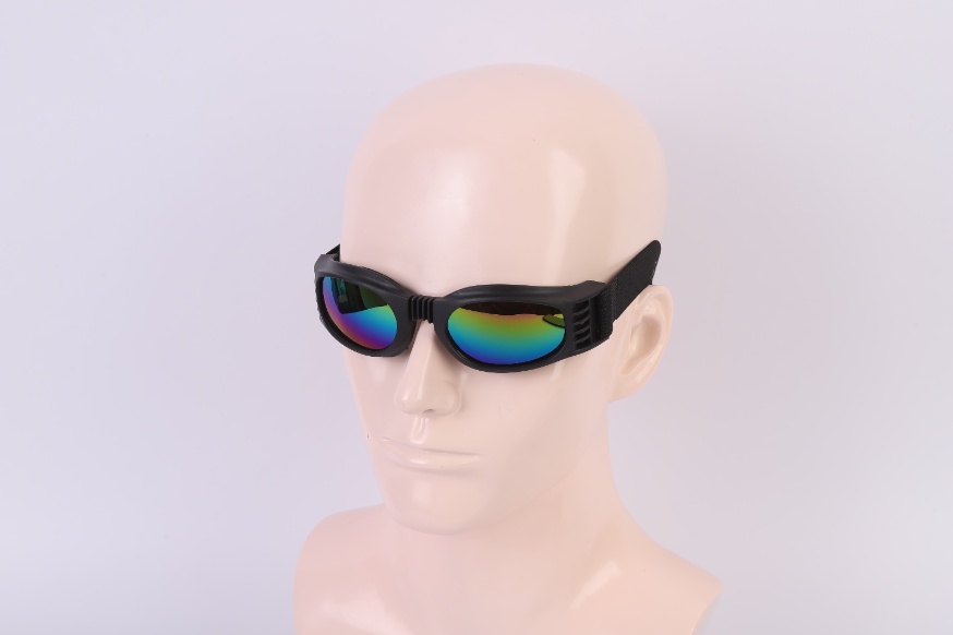Collapsible elastic band goggles