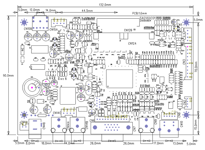 Vga Controller Drawing For Sfm070wx5 Adv R