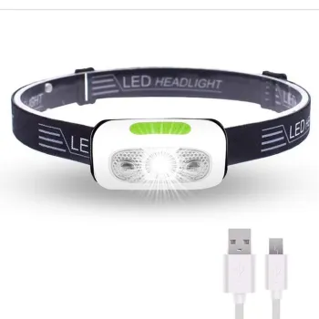 USB Rechargeable Waterproof Head Lamp: Ideal for Camping, Running & More