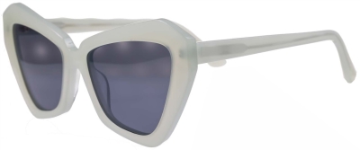 C3 Acetate Glasses Frame Translucent White