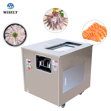 Máquina de corte de filete de peixe automático para pangasius, salmão e polvo fatia