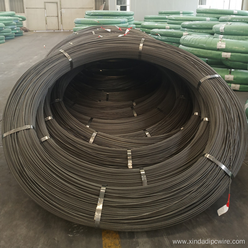 Concrete poles 4.8mm spiral ribbed wire