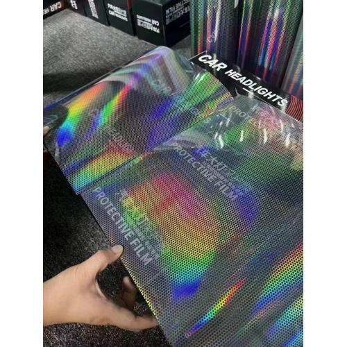 PVC rainbow laser film automobile lamp film