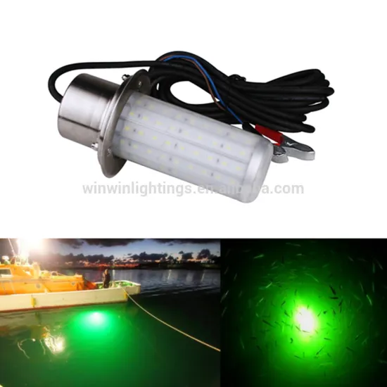 Green blue White IIP68 50W LED underwater Luring Attract Fish Lights