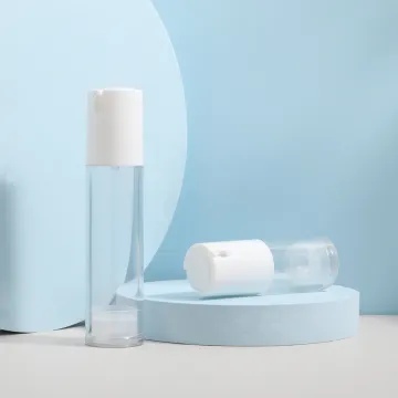 White Eco-Friendly Cosmetic Airless Pump Bottles