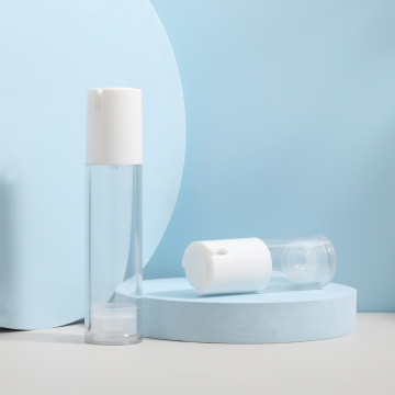 White Eco-Friendly Cosmetic Airless Pump Bottles
