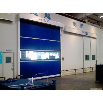 Warehouse PVC de alta velocidade porta Puerta Rapida