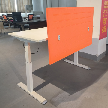 Modern White Ergonomic Electric Height-Adjustable Stand Up Wood Desk