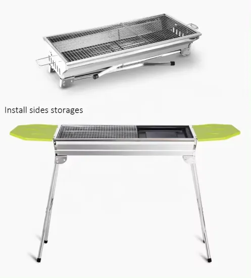 Portable Folding Stainless Steel Barbecue Grill for Camping