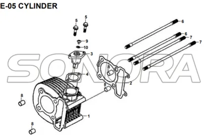 E-05 CYLINDER for XS175T SYMPHONY ST 200i Spare Part Top Quality