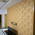 beibehang Damask papel de parede 3D wallpaper For Walls vinyl PVC glitter wall paper for Living Room wall-paper papel wall