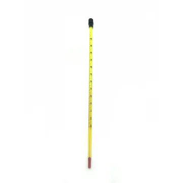 Kerelab Plastic Top Accessory Design Alcohol Glass Thermometer with Red Liquid