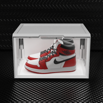 Detachable Clear Acrylic Shoe Box with LED Lighting for Sneakers