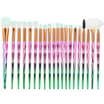 HOT 20pcs Makeup Brushes Private Label Glitter Makeup Brush Set