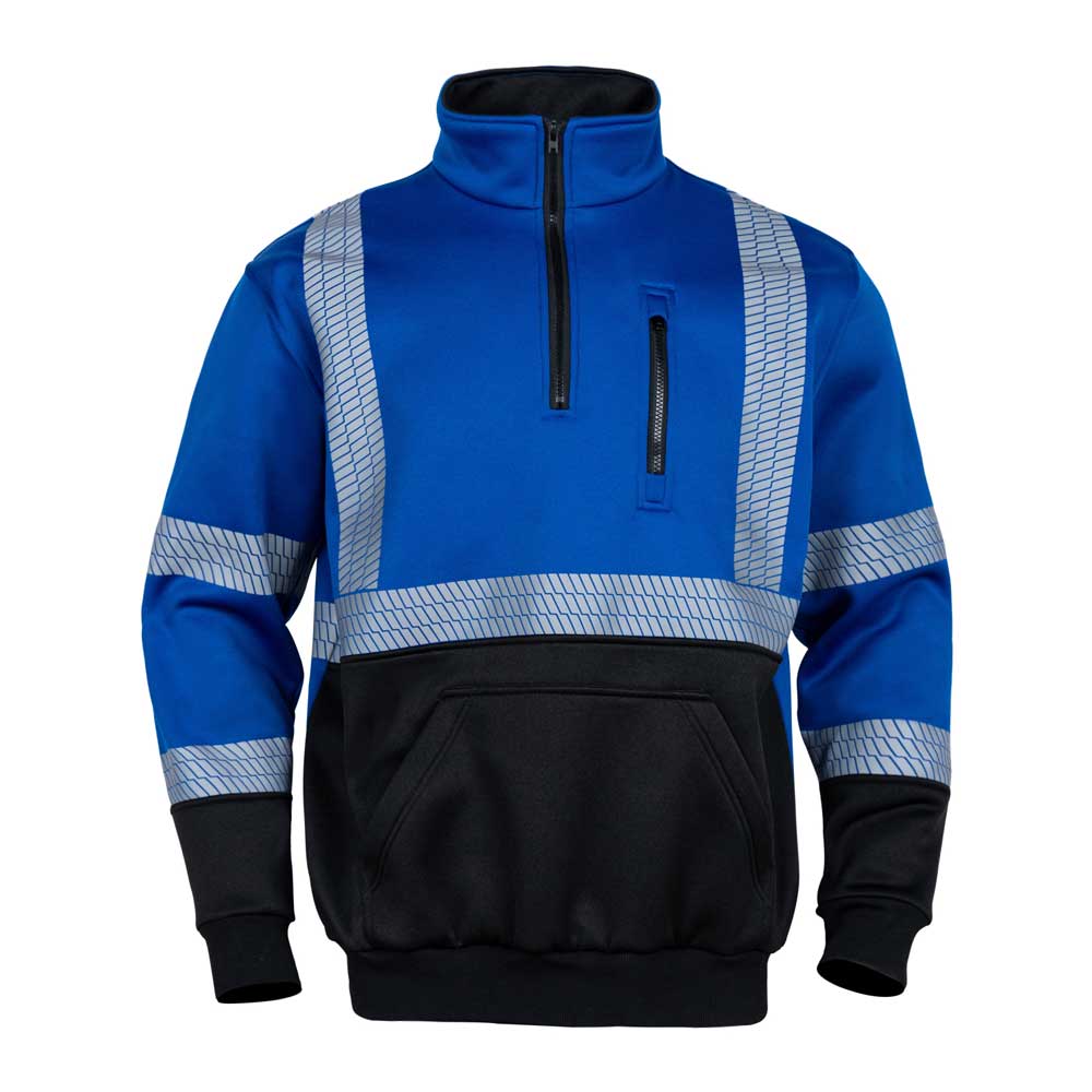 Aicme 3 Hi vis Sweatshirt sábháilteachta d'fhir