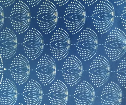 Pure Blue Wax Prints Fabric