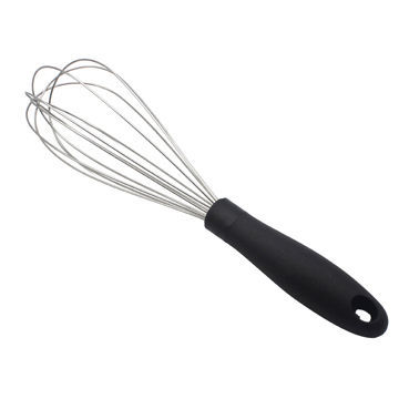 Egg Whisk/Beater with Stainless Steel Head, TPR HandleNew