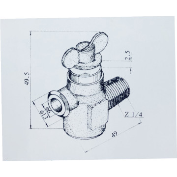 RSF-1 shut-off valve for aircraft