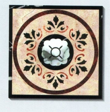 Marble waterjet medallion