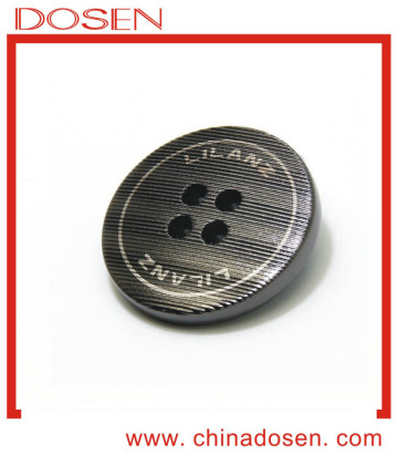 Factory wholesale four holes metal button / high quality metal four holes button for garment accessories made in china .