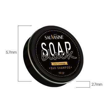 Sauvasine Natural Plant Essential Oil Essential Shouwu Shampoo Soap bar per cura dei capelli
