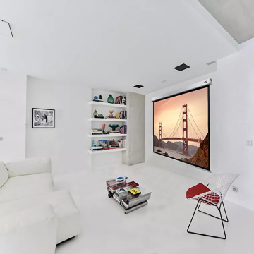 200x113cm plafond de plafond film projecteur écrans électriques
