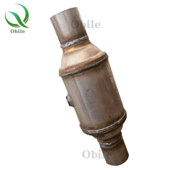 High-Quality Universal Round Catalytic Converter with 400 CPSI Ceramic Substrate and Welded Cap