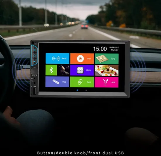 Car MP5 Player with GPS Positioning