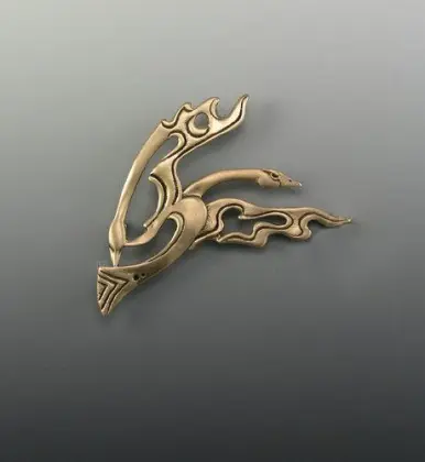 Wholesale Gold Sea Gull Brooch 1203-T