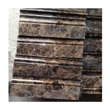Dark Brown Baseboard Marble Skirting at Competitive Prices