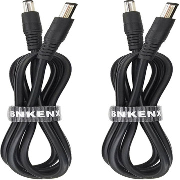 DC 5521 전원 케이블 5.5mm x 2.1mm AWG 18/20/22 게이지 수컷에서 수컷 잭 플러그 커넥터 확장