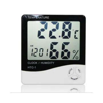 Digital Temperature & Humidity Monitor with Alarm Clock