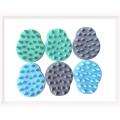 Brosse de shampooing de massage en silicone doux