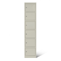 6 Tier Full Length School Locker