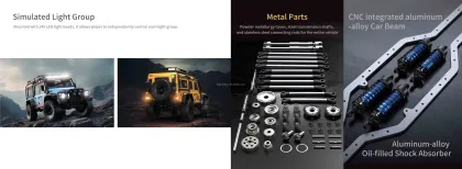 Mjx H8h West 1/8 Remote Control Vehicle - Professional Climbing Off Road Toy