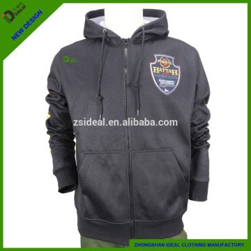 100%polyester zipper-up custom sublimated hoodies for men